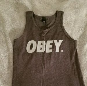 Obey° grey tank
